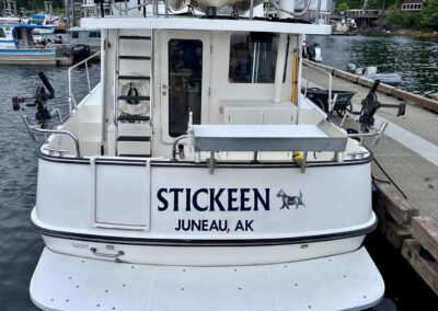 Stickeen Exterior Image 7-2026 Stern Fish Table
